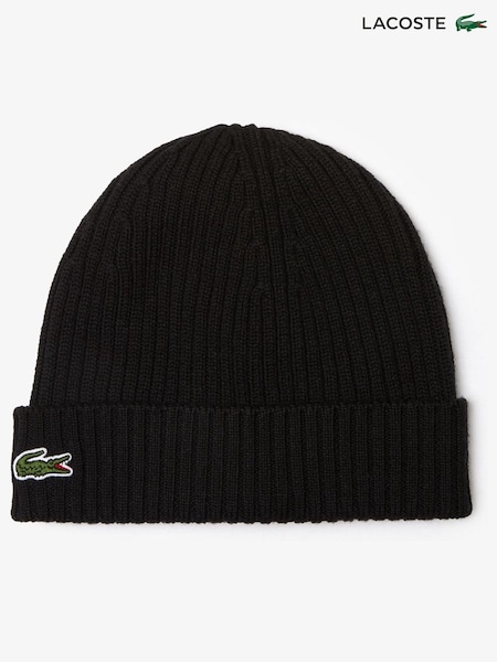 Lacoste Soft Wool Ribbed Beanie (T71757) | €58