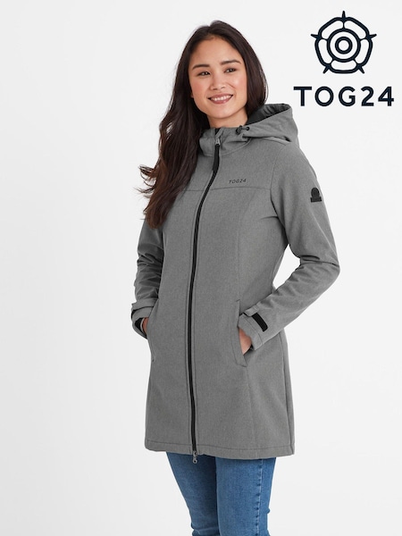 Tog 24 Grey Keld Softshell Long Jacket (T74089) | $105