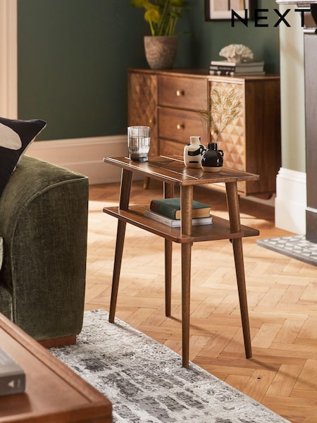 Dark Lloyd Mango Wood Side Table (T74559) | €265