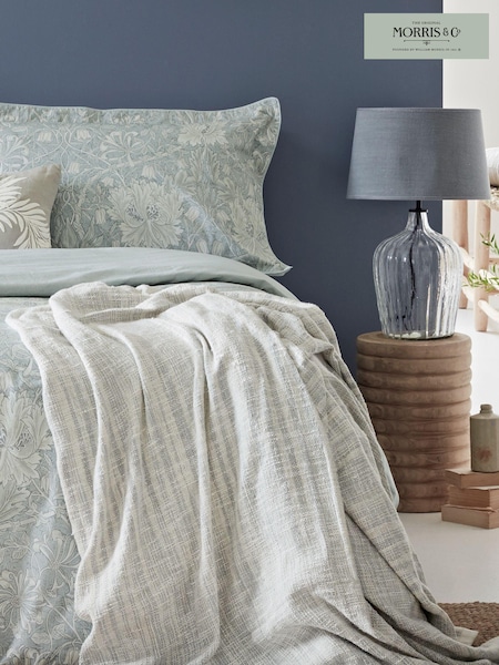 Morris & Co. Light Grey Pure Kindred Throw (T75335) | €171
