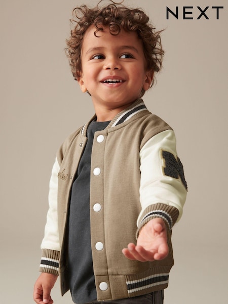 Rjava - Letterman 100% Cotton Jacket (3mths-7yrs) (T75595) | € 15 - € 17