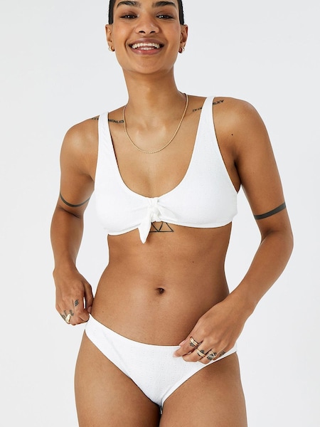Accessorize Broderie Bunny Tie Bikini Top (T76952) | €11