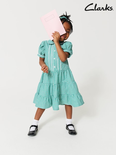 Verde - Clarks Girls Fundă Mânecă scurtă Shirt (T77572) | 50 LEI - 58 LEI