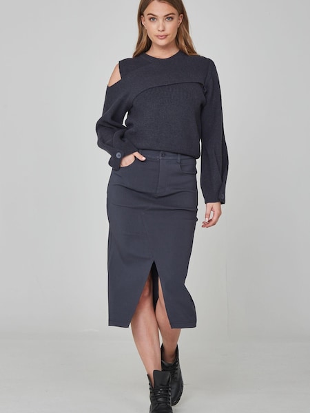 NÜ Denmark Blue Kadia Knit Blouse (T77642) | €45
