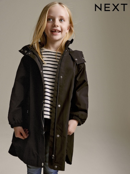 أسود - Waterproof Cagoule Jacket (5-16yrs) (T78025) | ‏185 ر.س.‏ - ‏245 ر.س.‏