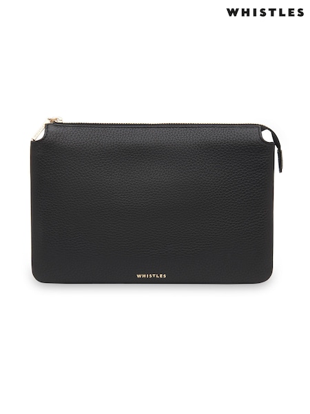 Schwarz - Whistles Elita Double Pouch Clutch (T79313) | 117 €