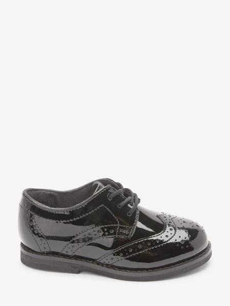 Black Ground Standard Fit (F) Leather Brogue Shoes (T79511) | 68 zł - 78 zł