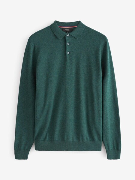 Tennis Green Knitted Polo Shirt (T80220) | €12