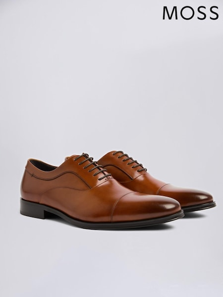 Светло-коричневый - MOSS John Guildhall Oxford Shoes (T80411) | €171
