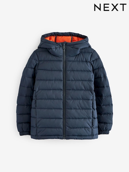 Ναυτικό μπλε - Quilted Midweight Hooded Jacket (3-17yrs) (T80721) | € 36 - € 52