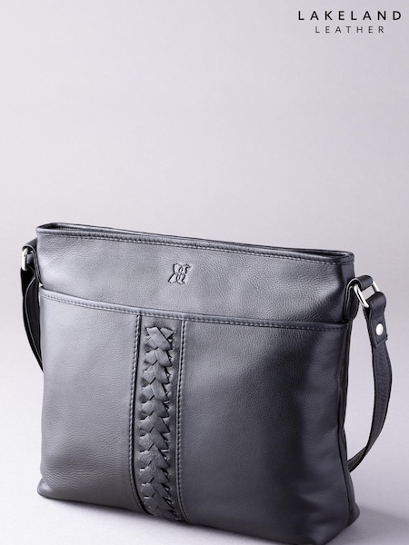 Lakeland Leather Black Farlam Cross-Body Bag (T82450) | €86