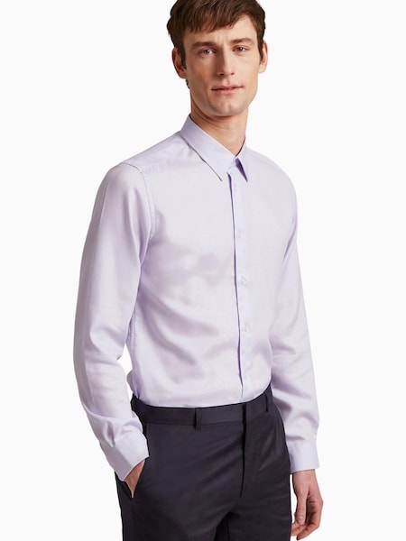 Ted Baker Tailoring Dalton Purple Texture Shirt (T84115) | €43