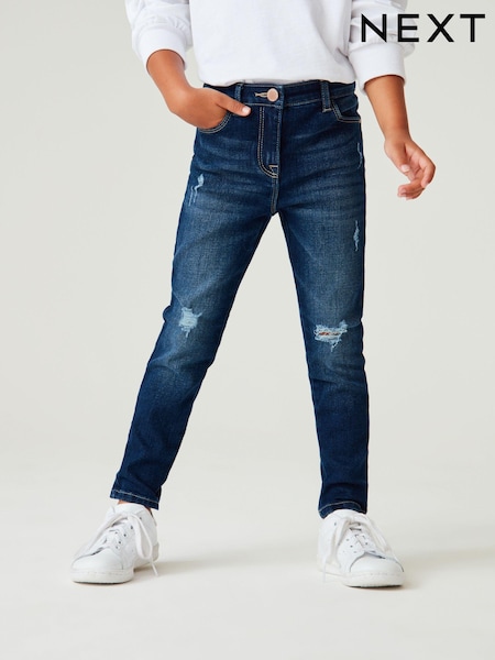 Dark Blue Distressed - Skinny Jeans (3-16yrs) (T84229) | 4 € - 5 €