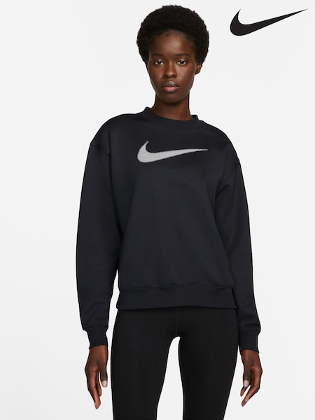 Nike Black Therma-FIT Crewneck Sweatshirt (T84385) | €34