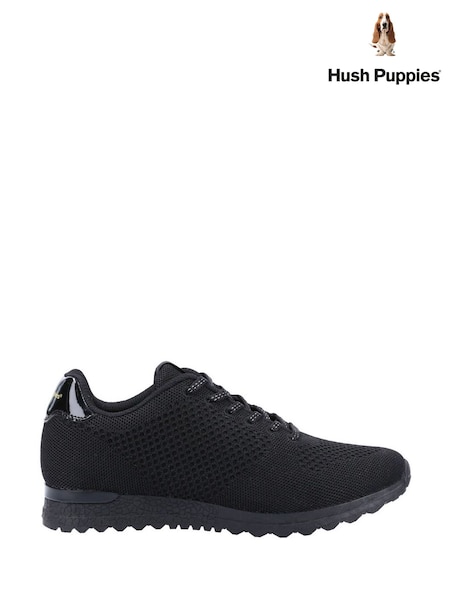 Черный - Hush Puppies Katrina Trainers (T84823) | €93