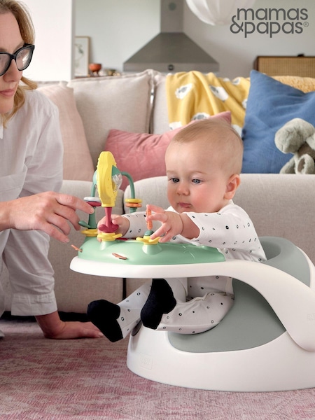 Mamas & Papas Pebble Grey Mamas & Papas Baby Snug Floor Seat and Activity Tray (T84960) | €80