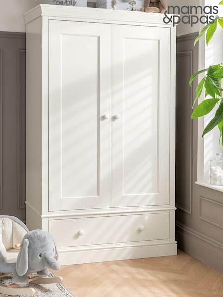 Mamas & Papas White Kids Oxford Wardrobe (T85534) | €833