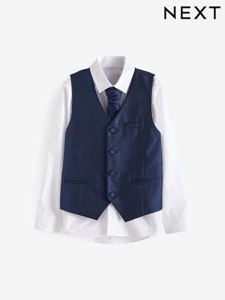 Vesta, Shirt & Cravat Occasion Set (12mths-16yrs) (T87540) | €26 - €33