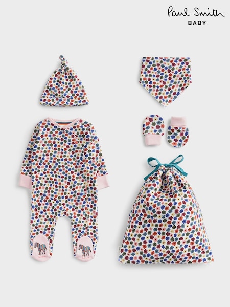 Paul Smith Baby Girls Floral Sleepsuit Gift Set (T89511) | 328 zł