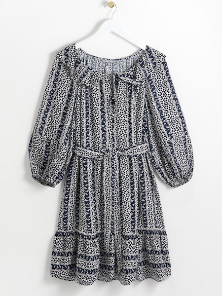 Oliver Bonas Blue Mono Mini Dress (T89890) | €39