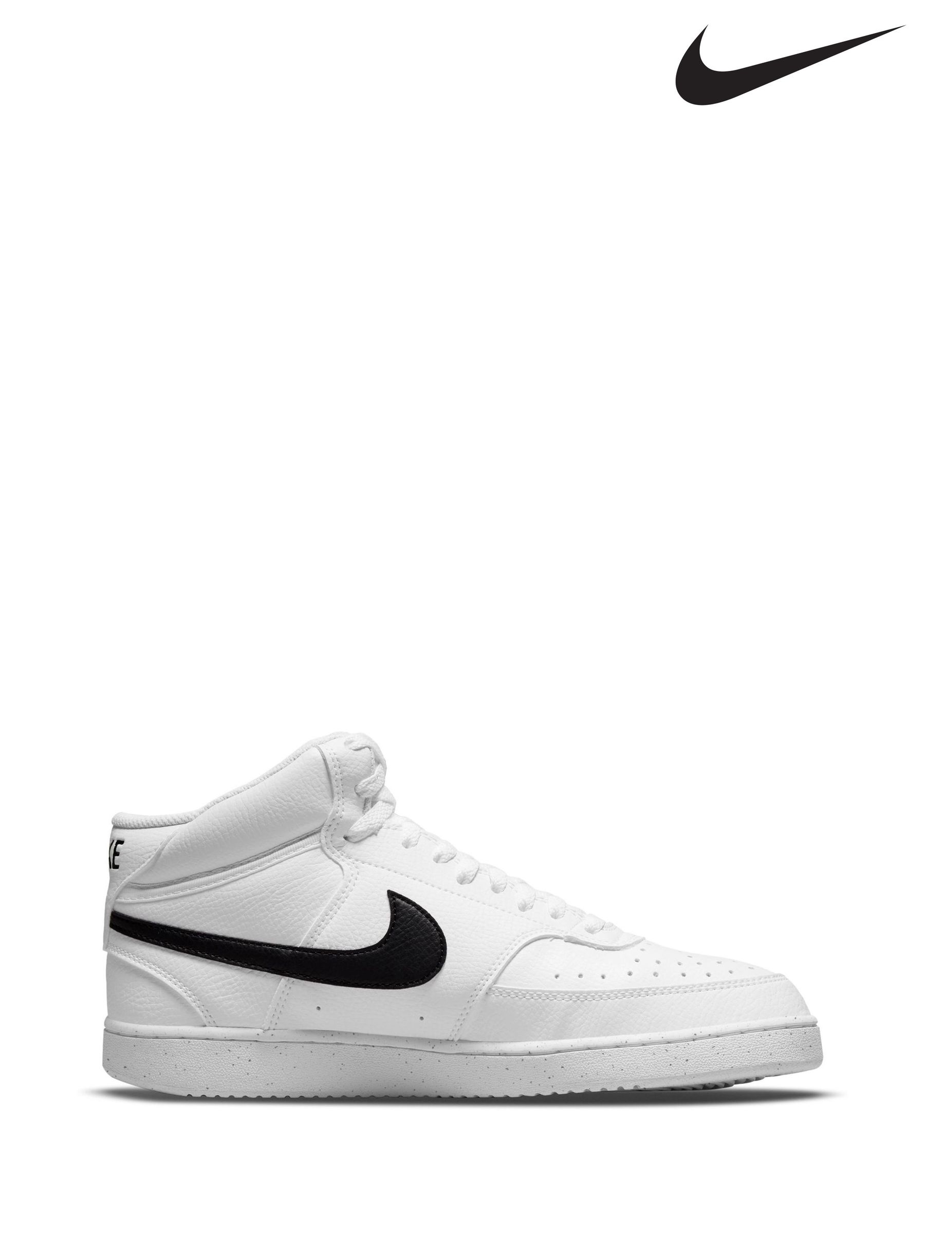 nike high top black white