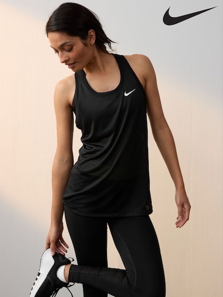 Nike Black Dri-FIT Racerback Tank Vest Top (T91167) | €33