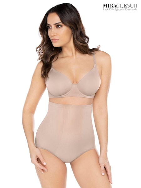 בז׳ חמים - Miraclesuit Extra Firm High Waisted Tummy Control High Waist Briefs (T91903) | ‏211‏₪