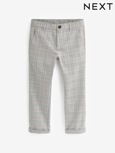 Mid Grey Smart Check Trousers (12mths-16yrs) (T93575) | €6.50 - €10