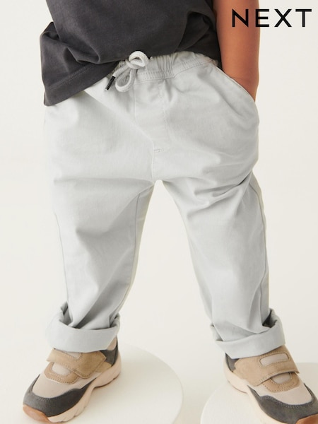Бежевый цвет с замывкой - Loose Fit Pull-On Chino Trousers (3mths-7yrs) (T94281) | €6 - €7