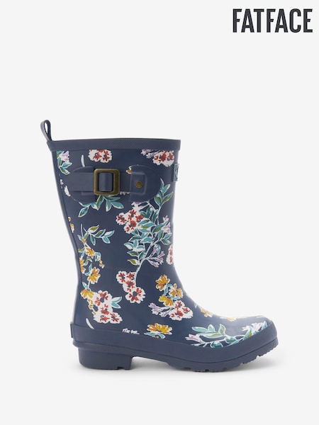 FatFace Floral Womens Mid Height Printed Wellies (T97160) | €21.50