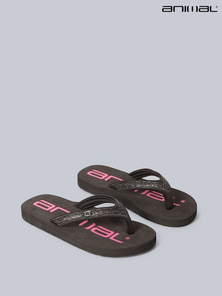 Animal Black Swish Kids Flip Flops (T97486) | 961 UAH
