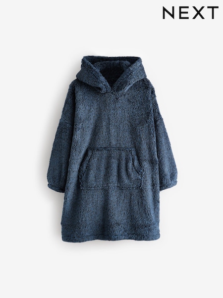 Navy Hooded Fleece Blanket (3-16yrs) (T97513) | € 14 - € 20