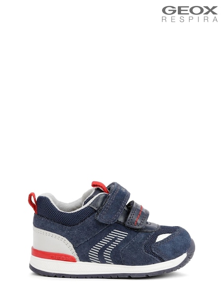 Geox Baby Boy Rishon Blue First Steps Shoes (T97823) | 69 €