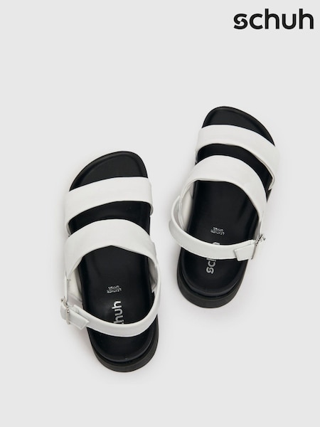 Schuh Tasha Leather Double Band Sandals (T98094) | €25