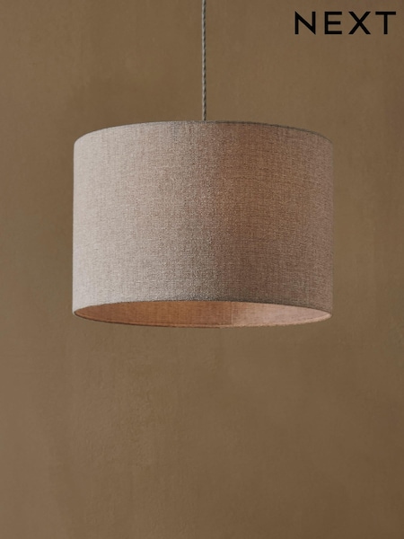 Neutral Tweedy Plain Easy Fit Shade Ceiling Light (T98604) | €21 - €29