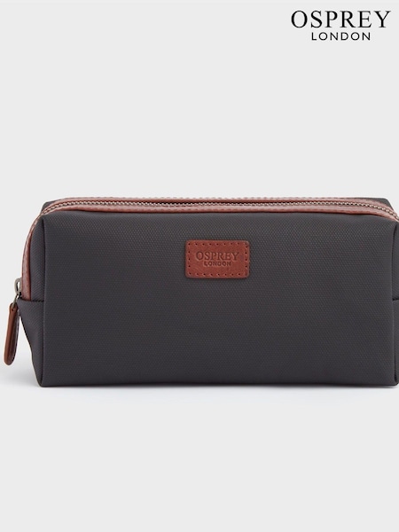 OSPREY LONDON Grantham Glazed Calf Leather Small Washbag (T99226) | € 55