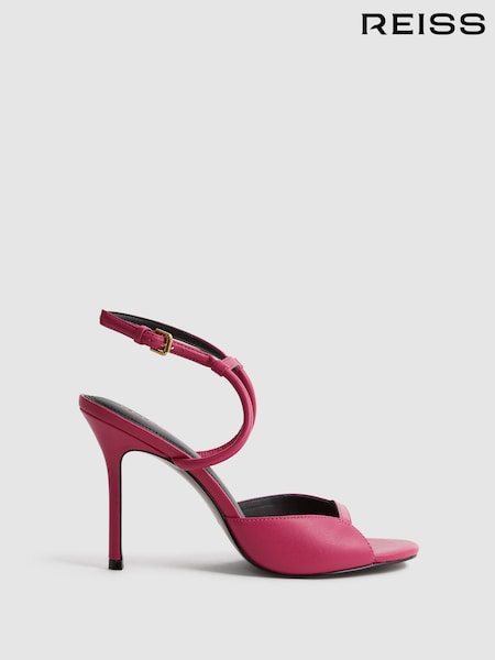 Reiss Harper Leather Strappy Heels (T99382) | R$ 1.760