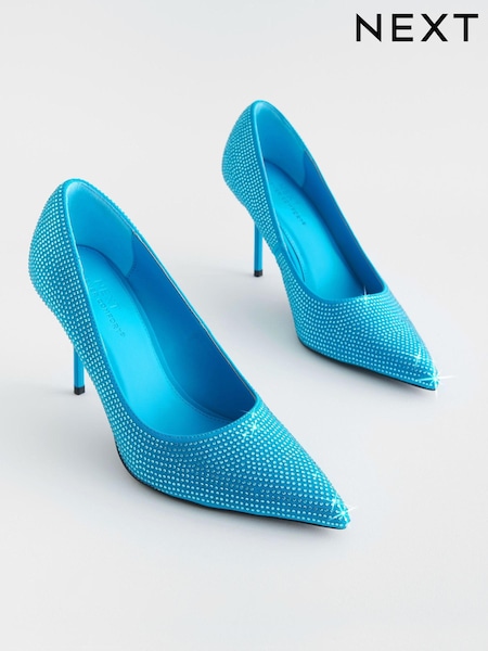 Blau - Forever Comfort® Jewelled Court Shoes (T99538) | 26 €