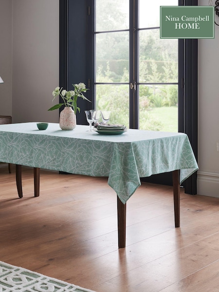Nina Campbell Green Wipe Clean Table Cloth (T99586) | €44 - €49
