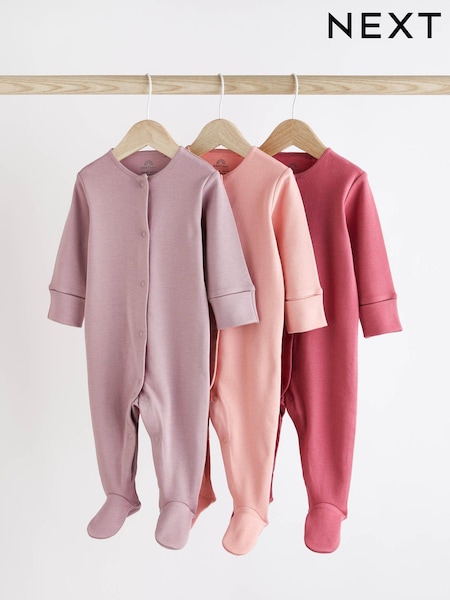 Rosa - 100% Cotton Baby Sleepsuits (0-2yrs) (TGJ627) | 17 € - 19 €
