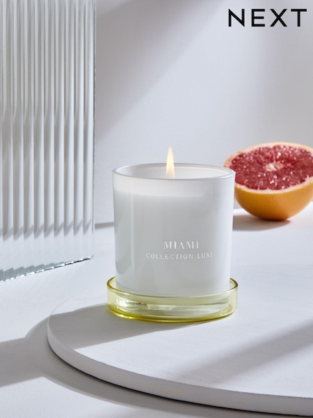 Yellow Collection Luxe Miami Grapefruit and Mango Scented Candle (TWA274) | €15.50