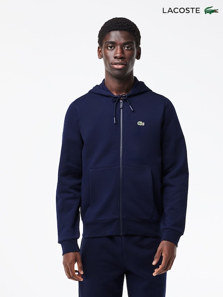 Azul marino - Lacoste Zip Up Hoodie (U02330) | 163 €
