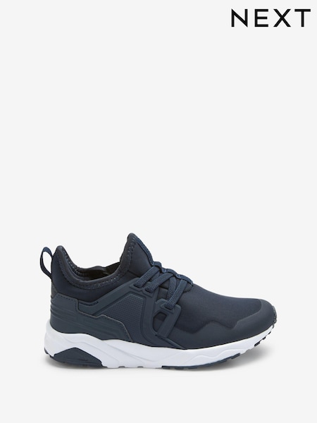 Marineblau/Netzstoff - Elastic Lace Trainers (U03372) | 19 € - 28 €