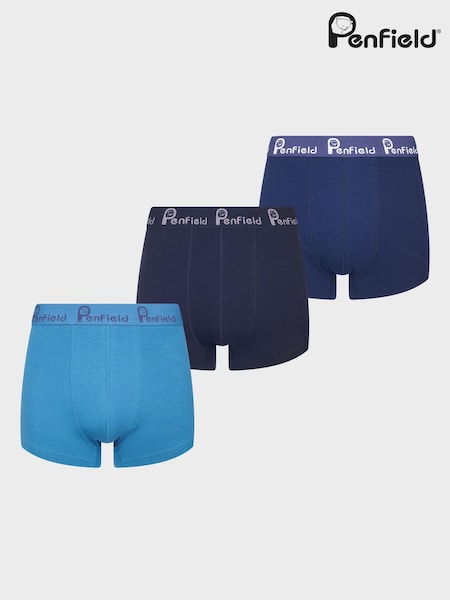 Penfield Blue Enfield Bear Boxers 3 Pack (U04110) | €50