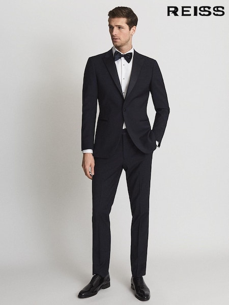 Reiss Poker Modern Fit Tuxedo Trousers (U06185) | 225 €