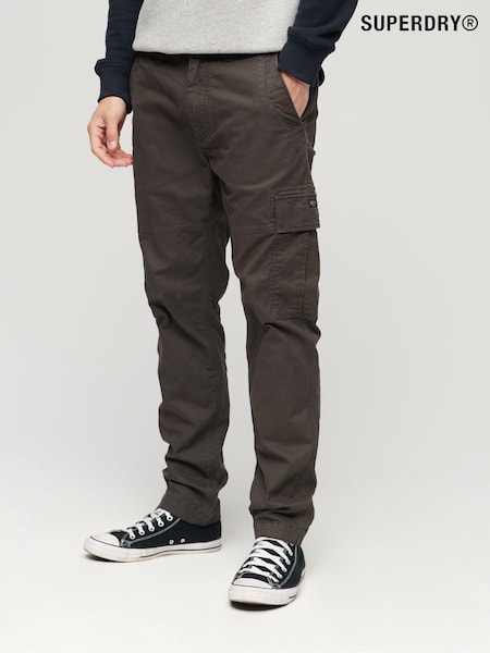 Черный - Superdry Core Cargo 100% Cotton Trousers (U06891) | €39