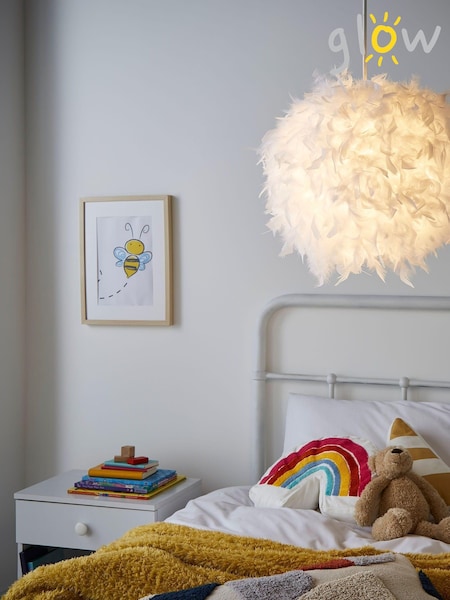 glow White Feather 40cm Shade (U09083) | 148 QAR