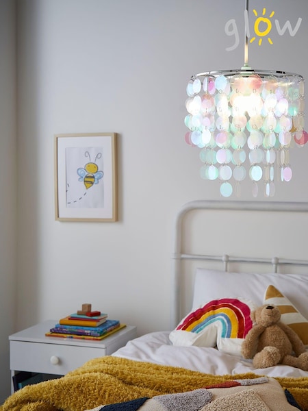 Glow Silver Iridescent Easy Fit Light Shade (U09085) | €35