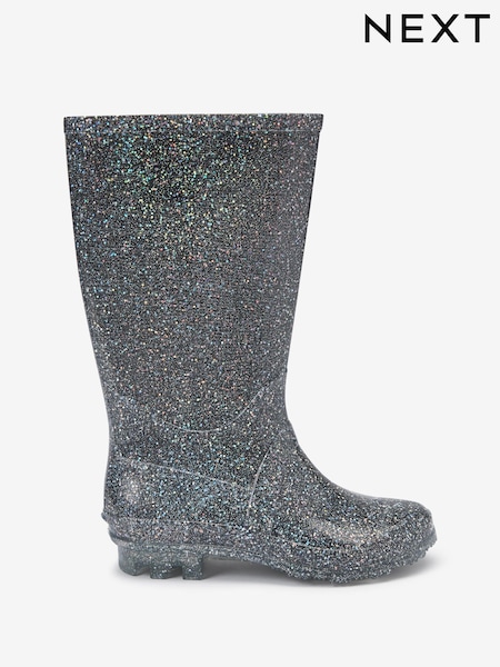 Silver Glitter Wellies (U10052) | €8 - €11.50