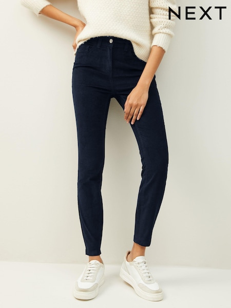 Bleumarin - Cord Trousers (U10357) | 114 LEI
